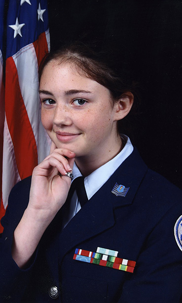 Nicole in ROTC